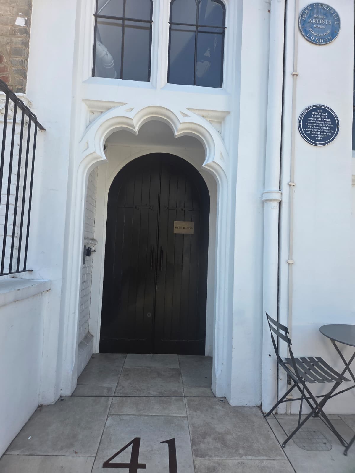 The entrance to Missionworks at 41 Iffley Road