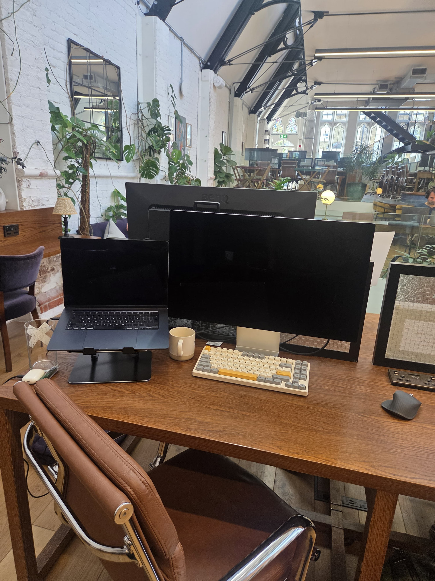 A LocalFox desk setup with laptop and monitor